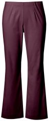 Ulla Popken 854910 Warme Stretchhose mit Gummibund Aubergine