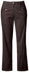 Ulla Popken 854987 Warme Stretchhose mit Komfortbund Mahagonibraun