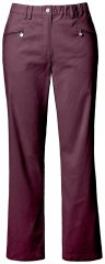 Ulla Popken 854987 Warme Stretchhose mit Komfortbund Aubergine