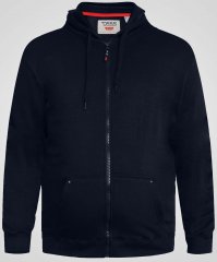 D555 Cantor Kapuzensweatjacke Dunkelblau