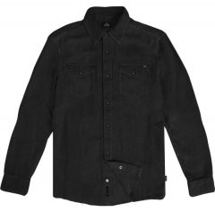 Double Outfitters GS-5126 Hemd mit Druckknöpfen Schwarz