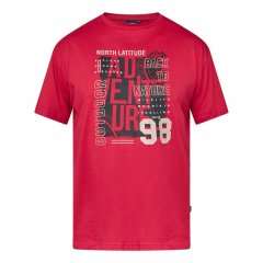 North Latitude Adventure 98 Graphic Tee Gelb/Orange