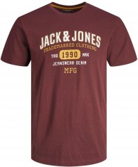 Jack & Jones JJSTAMP TEE Red