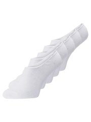 Jack & Jones Basic Sneakersocken Weiß 5er-Pack