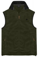 Double Outfitters MFT-7089 Sleeveless Fleece Vest Khaki