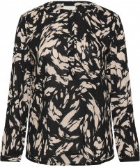 Kaffe Curve Mila Ami Bluse Schwarz