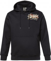 JP1880 Hoodie Breast Print Instinct Black