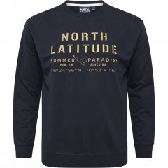 North Latitude Sweatshirt Navy TALL