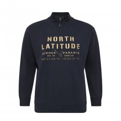 North Latitude Sweatshirt Half-Zip Navy
