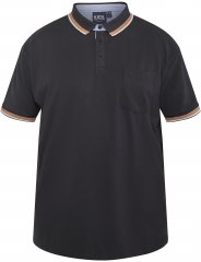 North Latitude 61128 Superflex Piqué-Poloshirt Schwarz