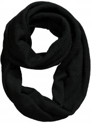 Ulla Popken Knit Infinity Scarf Black