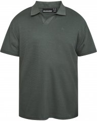 North Latitude 61346 V-Ausschnitt Poloshirt Dunkelgrün