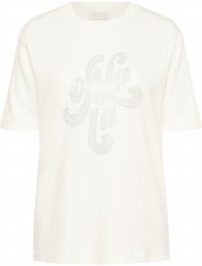 Kaffe Curve Rosa T-Shirt Chalk