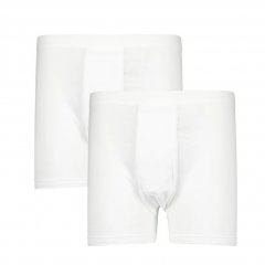 Adamo Royal Fine Ribbed Boxershorts 2-Pack White
