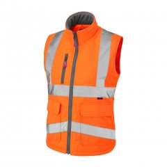 Leo Sandymere EcoViz Women's Bodywarmer Orange