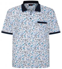Espionage P224 Polo mit Vogelprint