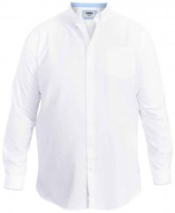 D555 Richard Long Sleeve Oxford Shirt White