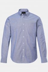 JP1880 Oxford Shirt Long Sleeve Denim Blue