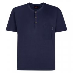 Espionage T447 Grandad Tee Schwarz
