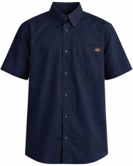 Motley Denim Zagreb Kurzarmhemd Marineblau