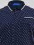 D555 Reid AOP Polo With Jacquard Collar, Pocket And Cuffs Navyblau - Polo-shirts für herren - Polo-Shirts für Herren in großen Größen