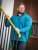 D555 Conway 1 1/4 Zip Neck Fleece Sweatshirt With Bear Logo Teal - Herren-sweater und -hoodies - Herren-Sweater und -Hoodies in großen Größen