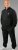 20 Nodi Mistral Tracksuit in Combed Fleece Cotton Black - Trainingsanzüge - Trainingsanzüge/Jogginganzüge herren große größen