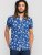 D555 BURLEY Palm Tree Print Shirt - Herrenhemden - Herrenhemden in großen Größen