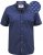 D555 Telford S/S Micro Ao Print Shirt Navy - Herrenhemden - Herrenhemden in großen Größen