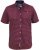 D555 Hillcrest S/S Micro Ao Print Shirt Burgundy - Herrenhemden - Herrenhemden in großen Größen