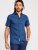 D555 Tristain S/S Floral Ao Print Shirt Navy - Herrenhemden - Herrenhemden in großen Größen