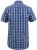 D555 Walcot Check Button Down Collar S/S Shirt Navy - Herrenhemden - Herrenhemden in großen Größen