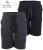 D555 Ryan Jersey Shorts 2-pack Black/Charcoal - Jogginghosen für Herren in großen Größen - Jogginghosen für Herren in großen Größen