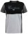 D555 Felix Couture Crew Neck Cut And Sew T-Shirt Black/Charcoal - Herren-T-shirts - Herren-T-Shirts in großen Größen