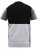 D555 Felix Couture Crew Neck Cut And Sew T-Shirt Black/Charcoal - Herren-T-shirts - Herren-T-Shirts in großen Größen