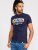 D555 Thorndon California Long Beach Printed T-Shirt - Herren-T-shirts - Herren-T-Shirts in großen Größen