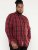 D555 Benalla Check Long Sleeve Button Down Shirt - Herrenhemden - Herrenhemden in großen Größen