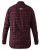 D555 Holton Dark Red Checked Flannel Shirt - Herrenkleidung in großen Größen - Herrenkleidung in großen Größen