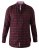 D555 Holton Dark Red Checked Flannel Shirt - Herrenhemden - Herrenhemden in großen Größen