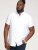 D555 James Short Sleeve Oxford Shirt White - Herrenhemden - Herrenhemden in großen Größen