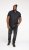 D555 James Short Sleeve Oxford Shirt Black - Herrenhemden - Herrenhemden in großen Größen