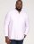 D555 Richard Long Sleeve Oxford Shirt Pink - Herrenhemden in großen Größen - Herrenhemden in großen Größen