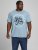 Jack & Jones JJMOON T-shirt Faded Denim - Herren-T-shirts - Herren-T-Shirts in großen Größen