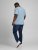 Jack & Jones JJMOON T-shirt Faded Denim - Herren-T-shirts - Herren-T-Shirts in großen Größen