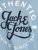 Jack & Jones JJMOON T-shirt Faded Denim - Herren-T-shirts - Herren-T-Shirts in großen Größen