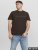 Jack & Jones STAR T-shirt Brown - Herren-T-Shirts in großen Größen - Herren-T-Shirts in großen Größen
