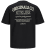 Jack & Jones JORSANTORINI BACK T-Shirt Black - Herren-T-shirts - Herren-T-Shirts in großen Größen