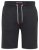 D555 STEFAN1 Elasticated Waist Loop Back Shorts Black - Jogginghosen für Herren in großen Größen - Jogginghosen für Herren in großen Größen