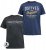 D555 ALFRED 2-Pack Brand Carrier Printed Crew Neck T-Shirts - Herren-T-shirts - Herren-T-Shirts in großen Größen