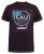 D555 NOVA Cali Surf Printed Crew Neck T-Shirt Plum - Herren-T-shirts - Herren-T-Shirts in großen Größen